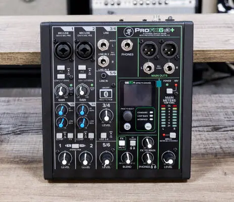 Mackie - ProFX6v3+ 6-Channel Professional Effects Mixer with Bluetooth 2